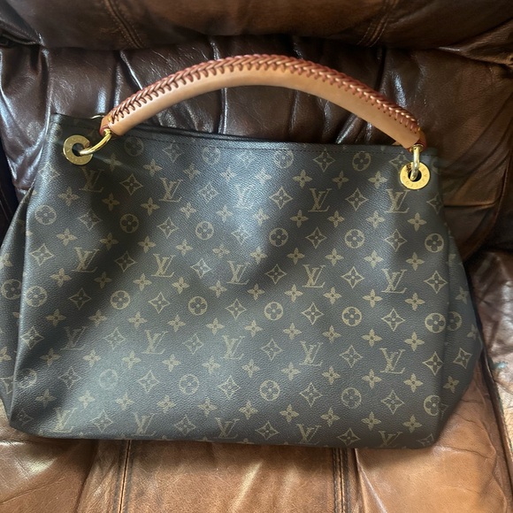 Louis Vuitton Dark Brown Monogram Shoulder Bag - Picture 1 of 15